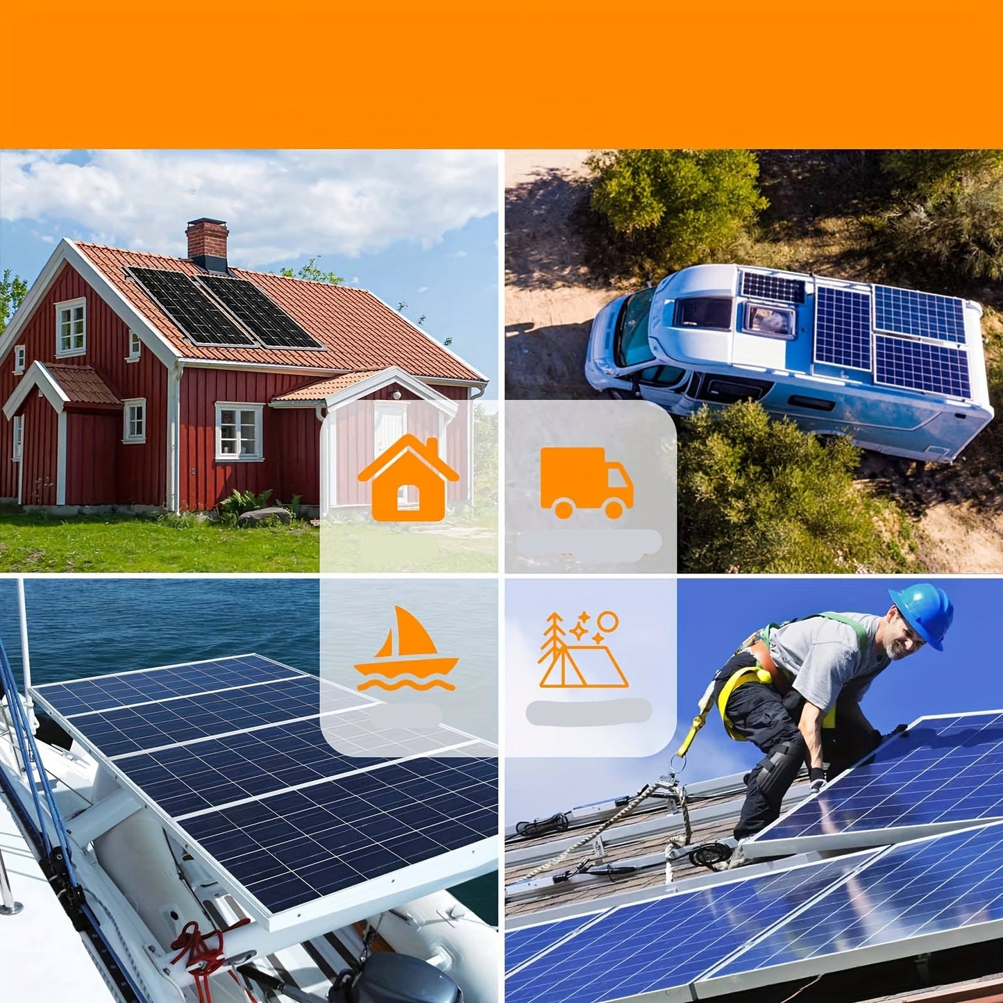 Monokristallijn Zonnepaneel – Zonnemodule – Solar Paneel – Zonnecel – Zonnepaneel 100W – Hoge Efficiëntie – Aluminium Frame