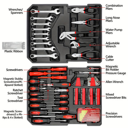 Gereedschapsset – Toolset – Klusset – Handgereedschap – Steeksleutelset – 799-delige Set – Rollende Aluminium Koffer – Met Torx, Metrisch en Imperiaal