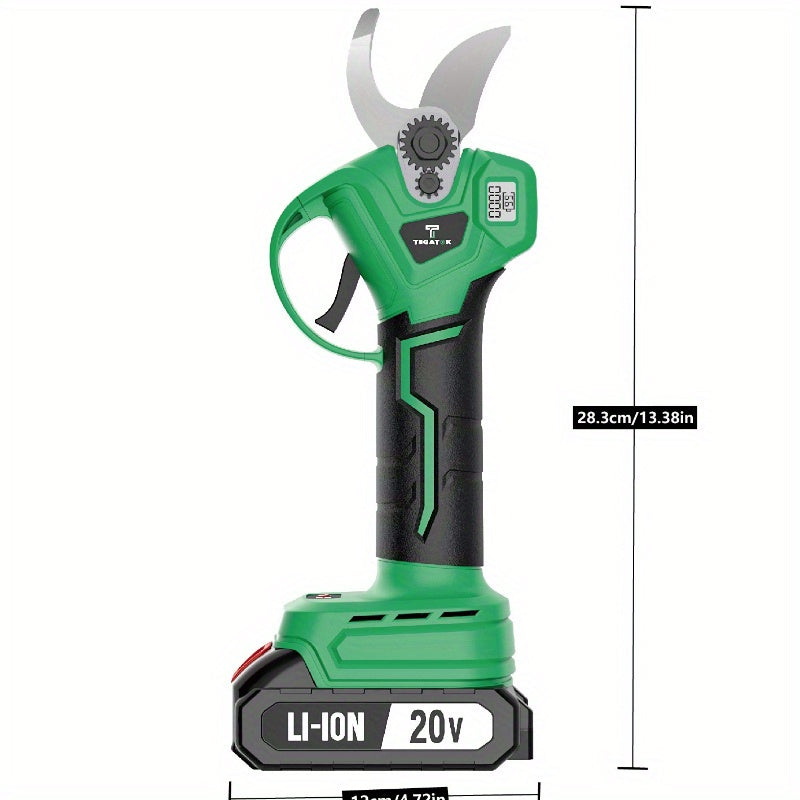Draadloze Snoeischaar – Elektrische Takkenknipper – Tuinschaar – Snoeigereedschap – Lithium Accu Snoeischaar – 25 mm Snoeidikte – Digitale Batterijweergave Met Dubbele Accu’s
