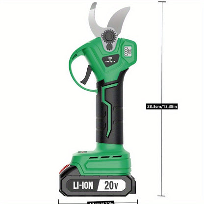 Draadloze Snoeischaar – Elektrische Takkenknipper – Tuinschaar – Snoeigereedschap – Lithium Accu Snoeischaar – 25 mm Snoeidikte – Digitale Batterijweergave Met Dubbele Accu’s