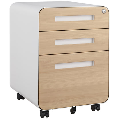 Opbergkast – Opbergmeubel – Ladenkast – Boekenkast – Vrijstaande Kast – Wit Met Zwarte Poten – Compact Minder Dan 68,5 cm Hoog – Duurzaam Niet-Houten Materiaal