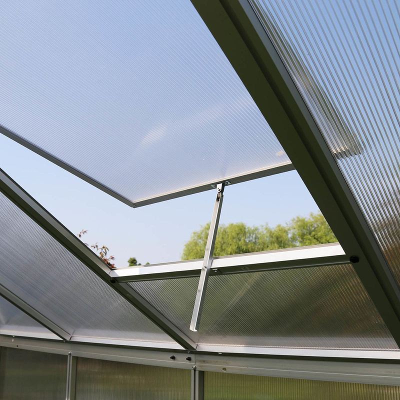 Kweekkas – Tuinkas – Broeikas – Serre – Plantenkas – Groot Formaat 310x250x195 cm – Aluminium Frame & Polycarbonaat Panelen