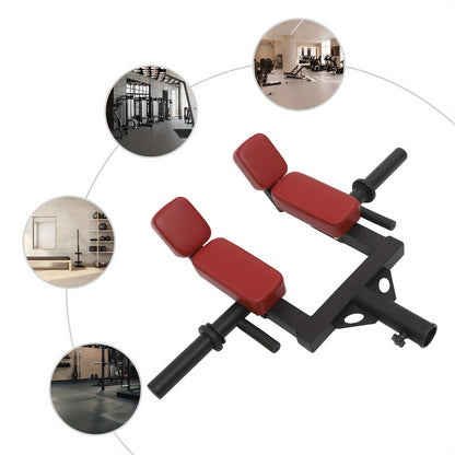 Landmine Attachment – Squat Attachment – Shoulder Press Accessoire – Barbell Landmine – Schoudersteun – Duurzaam Staal – Comfortabele Padding – Rood Zwart