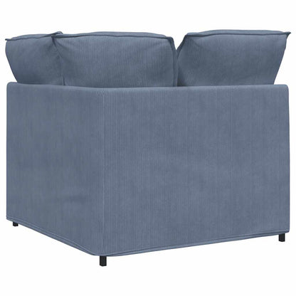 Modulaire Bank – Modulair Sofa – Hoekbank – Loungeset – Zitzak – Corduroy Stof – Met Metalen Frame – Flexibel Ontwerp