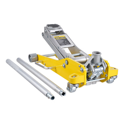 Krik – Vloerkrik – Garagekrik – Autokrik – Potkrik – Aluminium Constructie – Dubbele Pomp voor Snelle Hefkracht