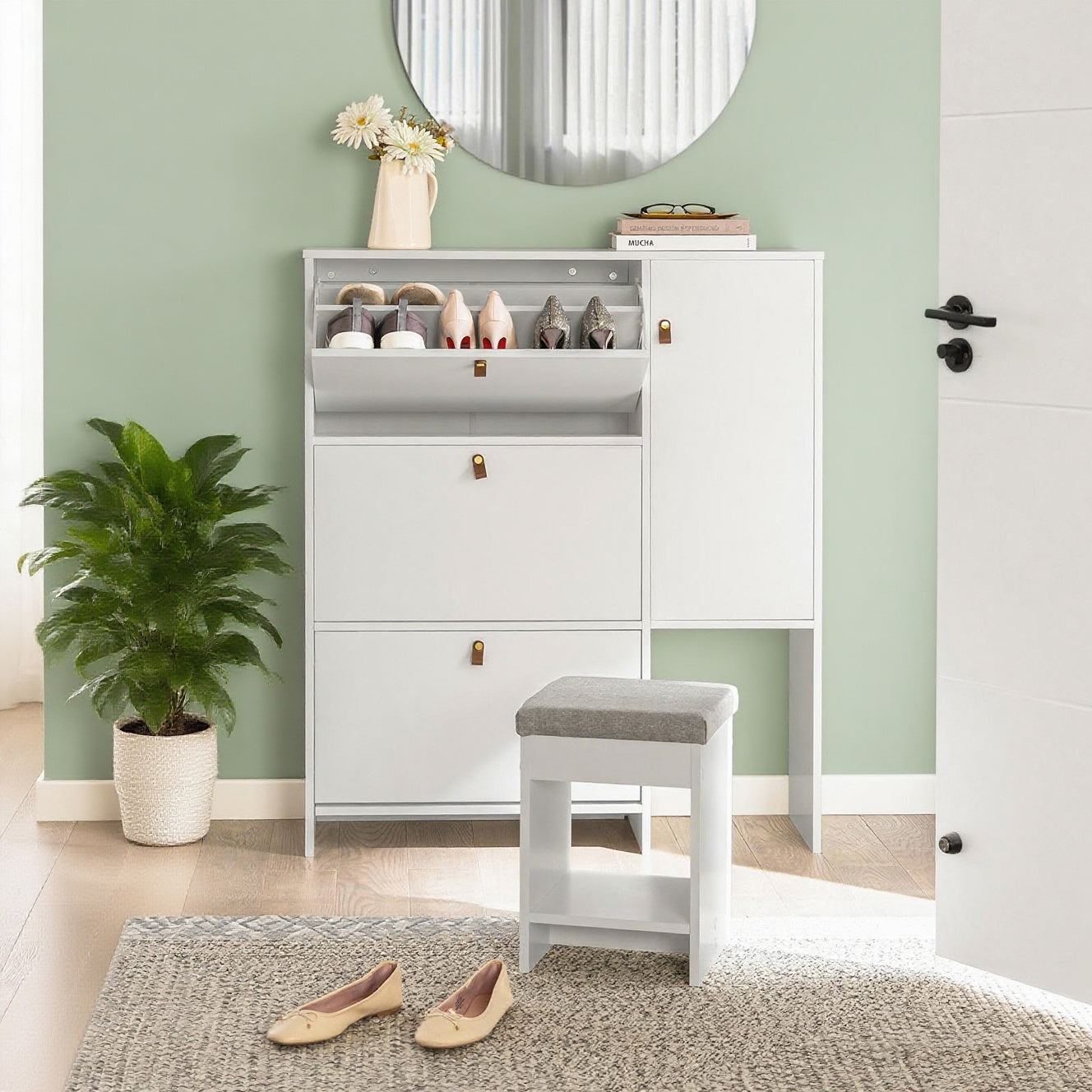 Dubbele Prullenbak – Afvalbak – Vuilnisbak – Keukenbak – Pedal Bin – RVS 2 x 28L – Soft-Close Deksels & Vingerafdrukbestendig