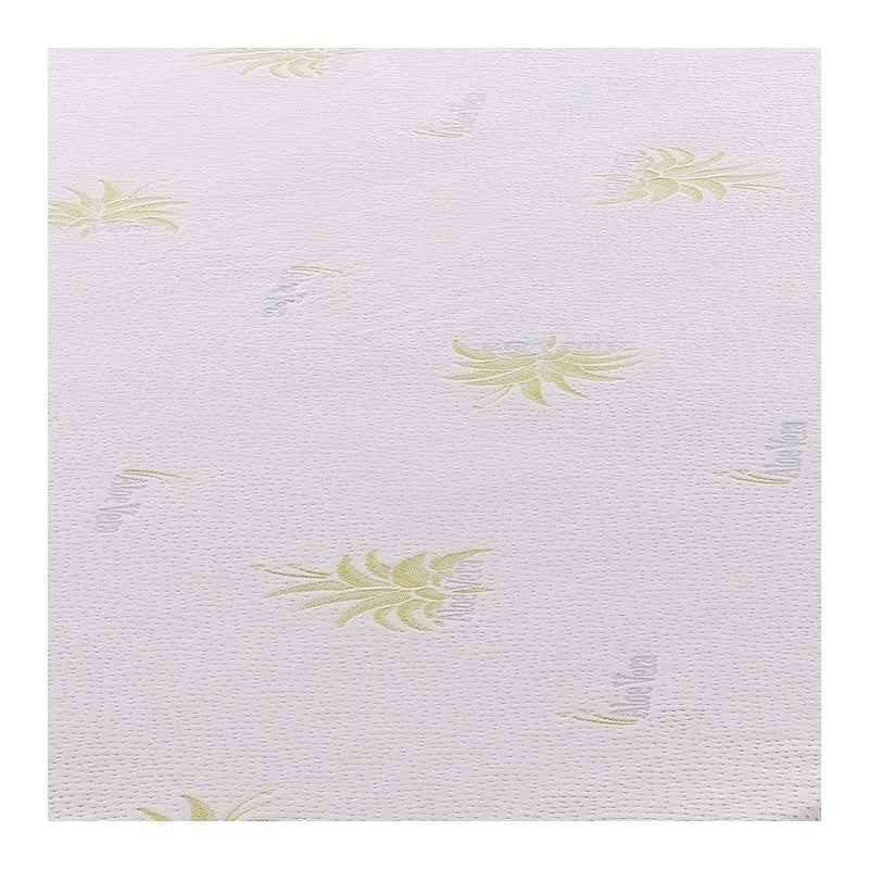Mattress Topper, Firmness Corrector, 10 cm Height, Makes the Mattress Less Firm, Soft, Aloe Vera Cover, Removable and Machine-Washable Cover