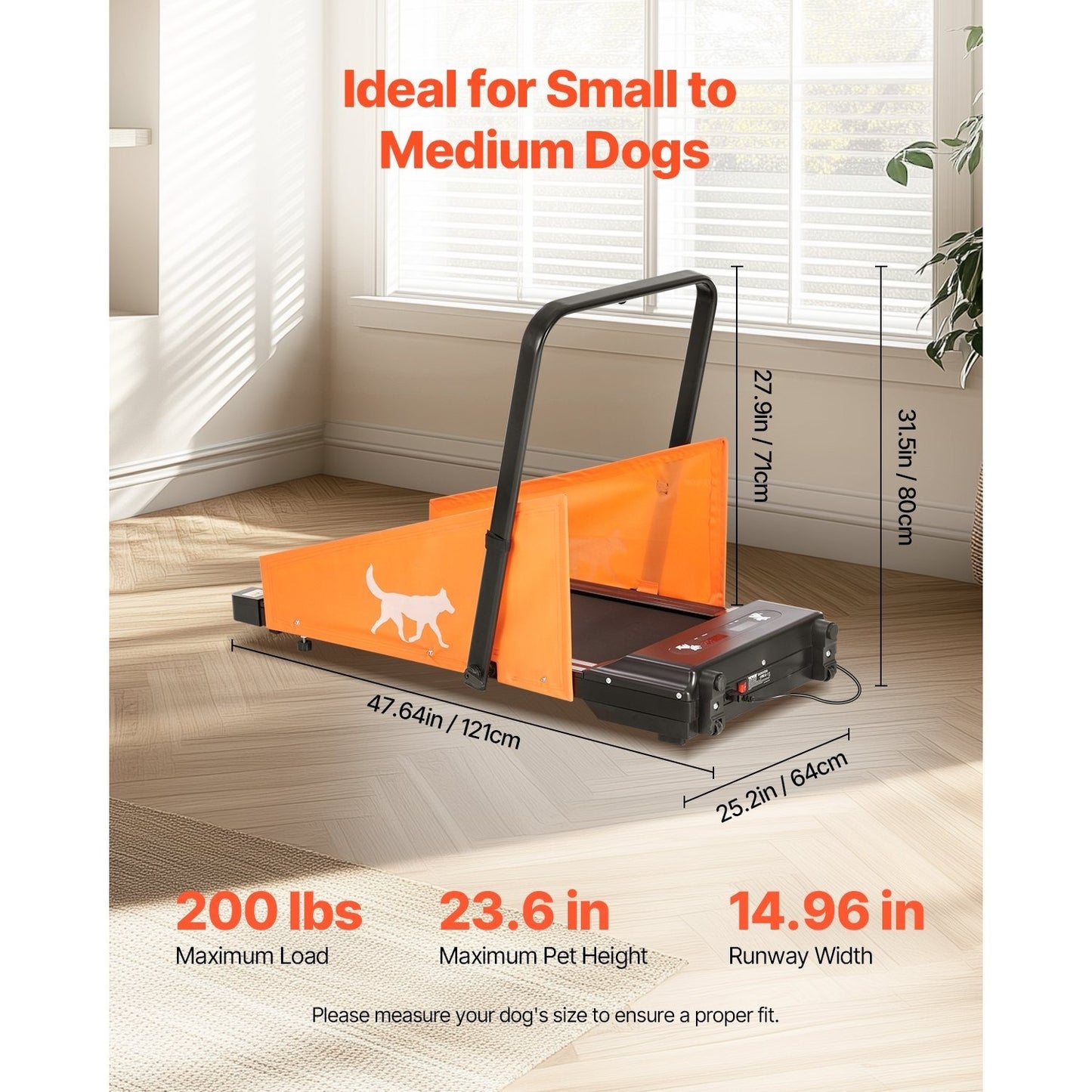 Hondenloopband – Hondenwandelaar – Hondentredmolen – Trainingsloopband – Elektrische Loopband – Geschikt Tot 100 kg – 1.5 HP Motor