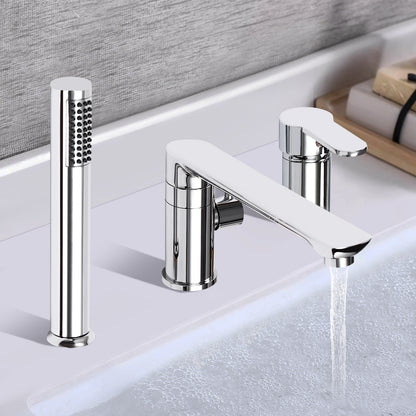 Douche Systeem – Regendouche – Douchekraan – Douchekop – Shower Set – Moderne Wandmontage – Roestvrij Staal & Messing – Geen Elektriciteit Nodig