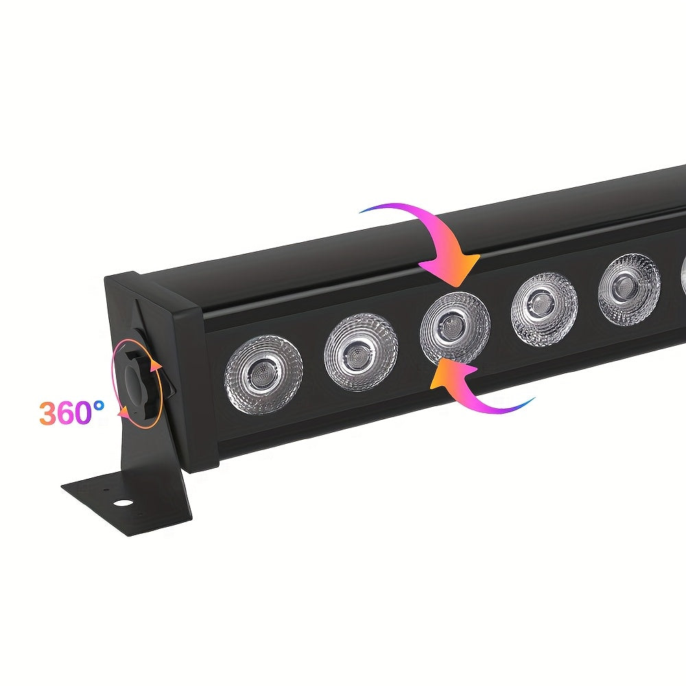 LED Disco Lamp – Discolamp – Feestverlichting – Podiumverlichting – DJ Licht – 2 Stuks 24 LED RGB – 120W Vermogen Met DMX Aansturing