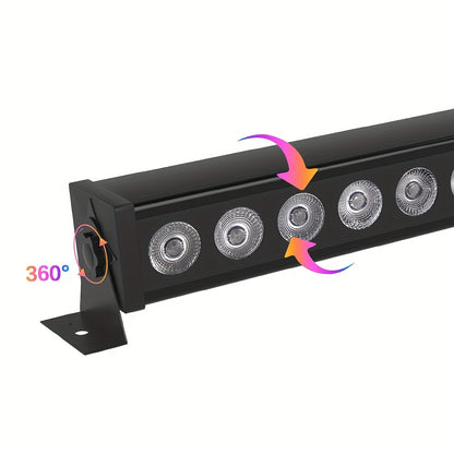 LED Disco Lamp – Discolamp – Feestverlichting – Podiumverlichting – DJ Licht – 2 Stuks 24 LED RGB – 120W Vermogen Met DMX Aansturing