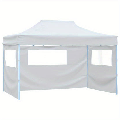 Partytent met 3 zijwanden inklapbaar 3x4.5m wit