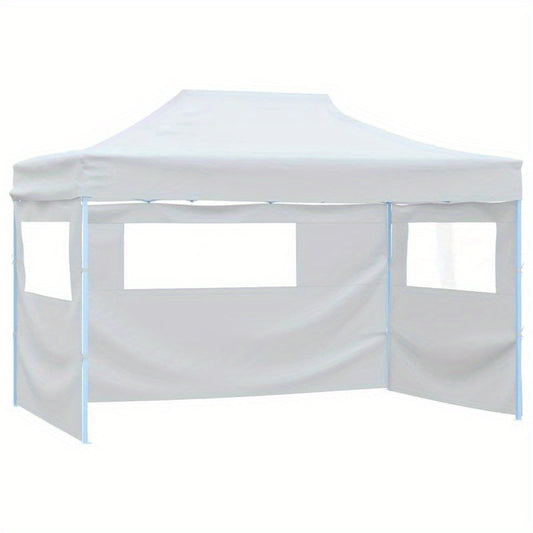 Partytent met 3 zijwanden inklapbaar 3x4.5m wit