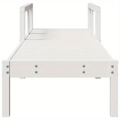 Inklapbare Ligstoel – Stevige Tuinstoel – Houten Strandstoel – Verstelbare Relaxstoel – Massief Grenenhout – Compact Opvouwbaar