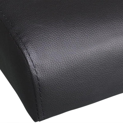 Slaapbank – Bedbank – Bedbankje – Slaapsofa – Bedbankje Zwart – Verstelbare Rugleuning – Robuust Houten Frame Met Kunstleer
