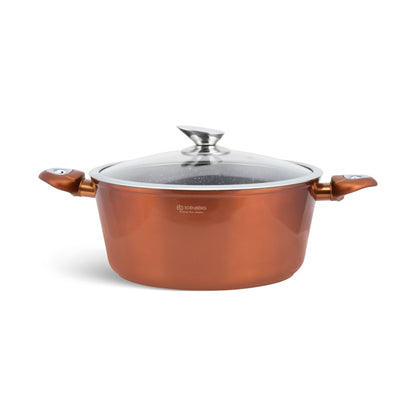 Pannenset – Kookset – Pannen Set – Keukengerei – Inductiegeschikt – 15-Delig – Keramische Antiaanbaklaag – Aluminium Met Marmercoating