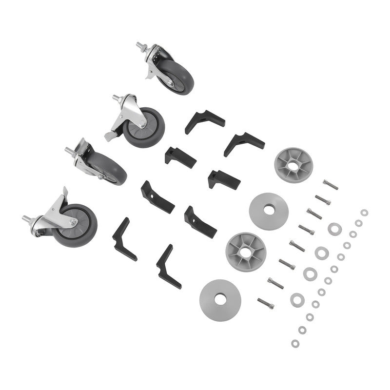 Stainless Steel Waiter'S Cart with Railings - 2 Shelves Royal Catering