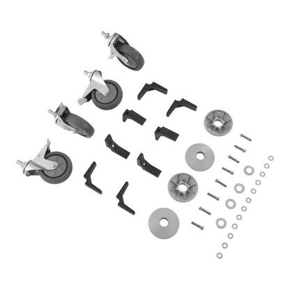 Stainless Steel Waiter'S Cart with Railings - 2 Shelves Royal Catering