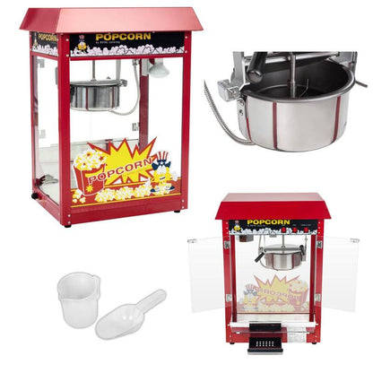 Big Popcorn Machine with a Red Roof - QUORE
