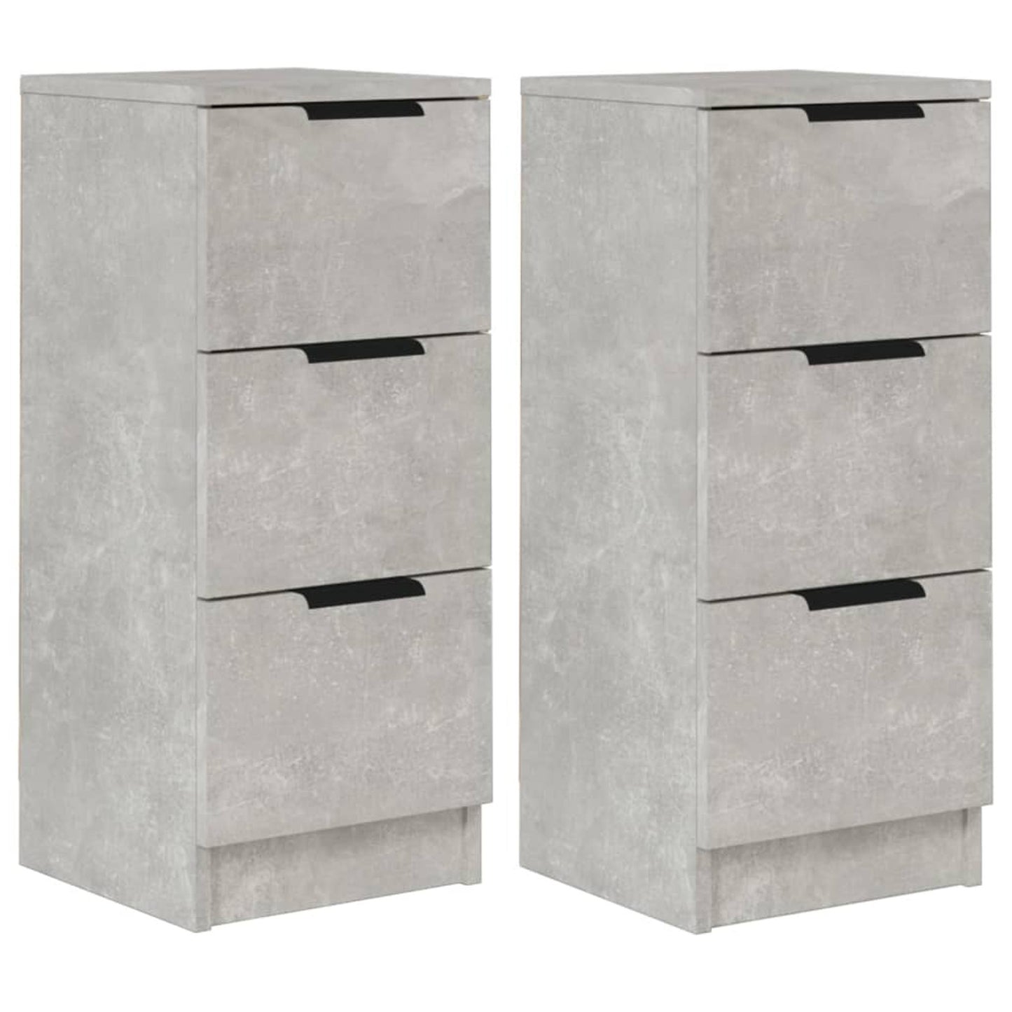 Sideboard – Opbergkast – Garagekast – Gereedschapskist – Schoenenrek – Betonlook Grijs – 30x30x70 cm – Gemaakt Van Hout