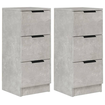 Sideboard – Opbergkast – Garagekast – Gereedschapskist – Schoenenrek – Betonlook Grijs – 30x30x70 cm – Gemaakt Van Hout
