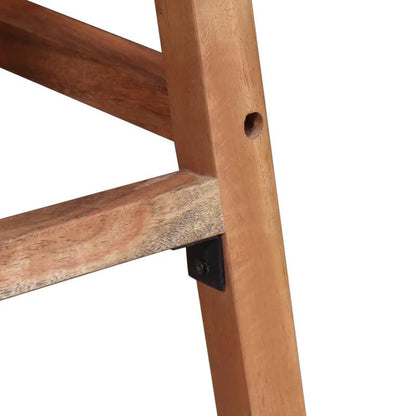 Barkrukken – Barstoelen – Keukenstoelen – Barstoelen Set – Krukken – Massief Acaciahout – Met Rugleuning