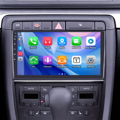 Android Car Stereo – Autoradio – Multimedia Speler – Navigatiesysteem – Media Unit – 9 Inch IPS Touchscreen – 4GB RAM + 64GB Opslag – AHD Achteruitrijcamera & Draadloze CarPlay