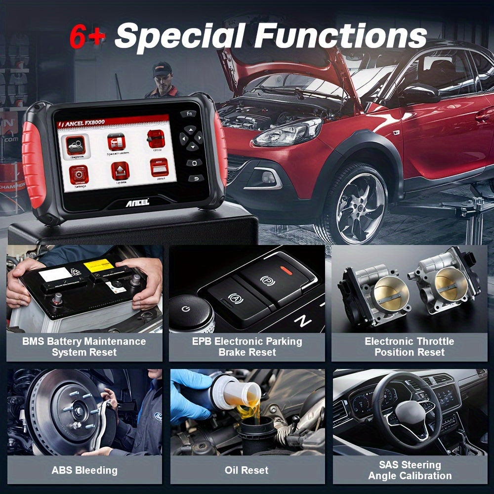 OBD2 Scanner – Autodiagnose Tool – Foutcode Lezer – Diagnose Scanner – Auto Diagnostiek – 3 Resetfuncties – Levenslange Gratis Updates