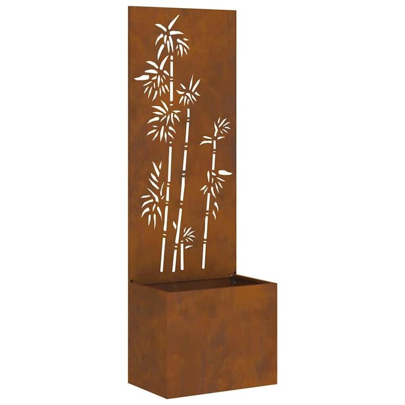 Grote Metalen Bloempot – Tuinbak – Plantenbak – Bloembak – Buitenpot – Rustieke Stijl – 50x140 cm – Weerbestendig Staal