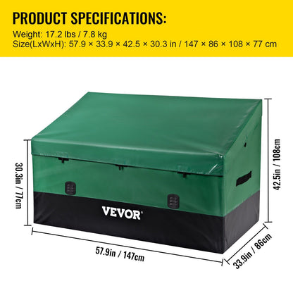 Buitenopslagbox – Tuinbox – Opbergbox Buiten – Terrasbox – Balkonbox – Waterdicht – 230 Gallon Ruimte