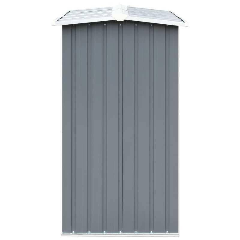 Heavy-Duty Metal Outdoor Storage Shed - 330x92x153cm Gray Stable Structure with Multiple Compartments, Durable & Practical for Firewood, Tools, and Garden Organization, Firewood Storage | Modern Storage Shed | Durable Metal S
