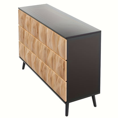 Ladekast – Ladenkast – Kommode – Opbergkast – Dressoir – 6 Lades – Duurzaam Bamboe – Compact 69 cm Hoog