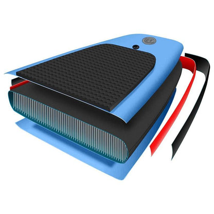 Opblaasbaar Sup-Board – Inflatable Stand-Up Paddleboard – Surfboard – Watersportboard – Lichtgewicht – 330x76x10 Cm – Robuust Rubber
