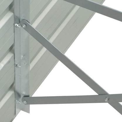 Verhoogde Plantenbak – Moestuinbak – Bloembak – Kruidenbak – Tuinbak – Gegalvaniseerd Staal – 320x40x77 cm – Veilig Afgeronde Randen