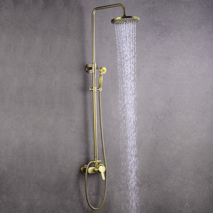 Vintage Shower Set | Wall Mounted, Metal, Contemporary Style by NaMaSyo