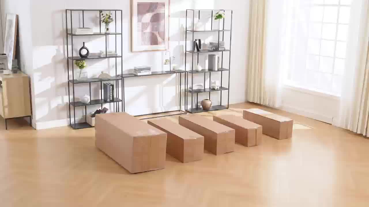 A Corner Sofa That Is Modular And Does Not Need to Be Assembled, Designed for Comfort And Pets, Crafted from Corduroy with Wide Armrests, Featuring 32D High-Stretch Material, Ideal for Both Living Rooms And Bedrooms, in a Bei