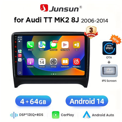 Android Multimedia Speler – Autoradio – Touchscreen Stereo – Navigatiesysteem – CarPlay Android Auto – 9 Inch IPS Display – Draadloze Wifi Connectivity