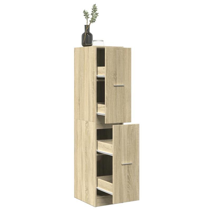 Apotheekkast – Medicijnkast – Badkamerkast – Opbergkast – Apothekerskast – Eiken – Compact Hoog Design – Duurzaam Hout