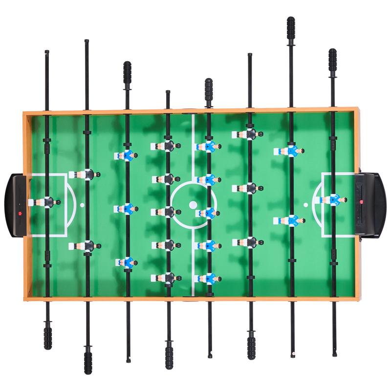 Foldable Table Football Table in Standard Size (1065 X 605 X 810 Mm), Foldable Indoor Football Table for Home, Family And Game Room, Set Includes 2 Balls, Easy to Store Game Table