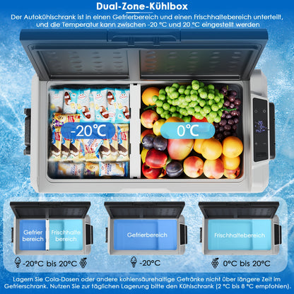 Car Refrigerator – Mobiele Koelbox – Mini Koelkast – Camper Koelbox – Compressor Vriezer – 32L Inhoud – Max/Eco Modus – Shockproof En Lekvrij Ontwerp