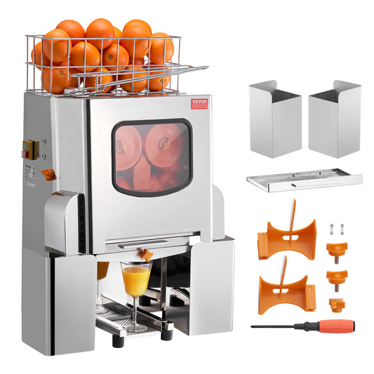 Sinaasappelpers – Citruspers – Fruitpers – Juicer – Sapmachine – Roestvrij Staal – 120W Krachtige Motor