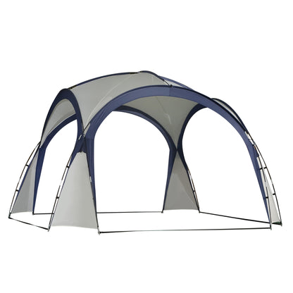 Tent – Koepeltent – Kampeertent – Partytent – Paviljoen – 6-8 Personen – Ruim 3,5x3,5m – Waterafstotend Crème Wit
