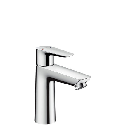 Wastafelkraan – Wastafel Mengkraan – Badkamerkraan – Eénhendel Kraan – Push-Open Afvoer – Glanzend Chroom – Compact Design 110 mm