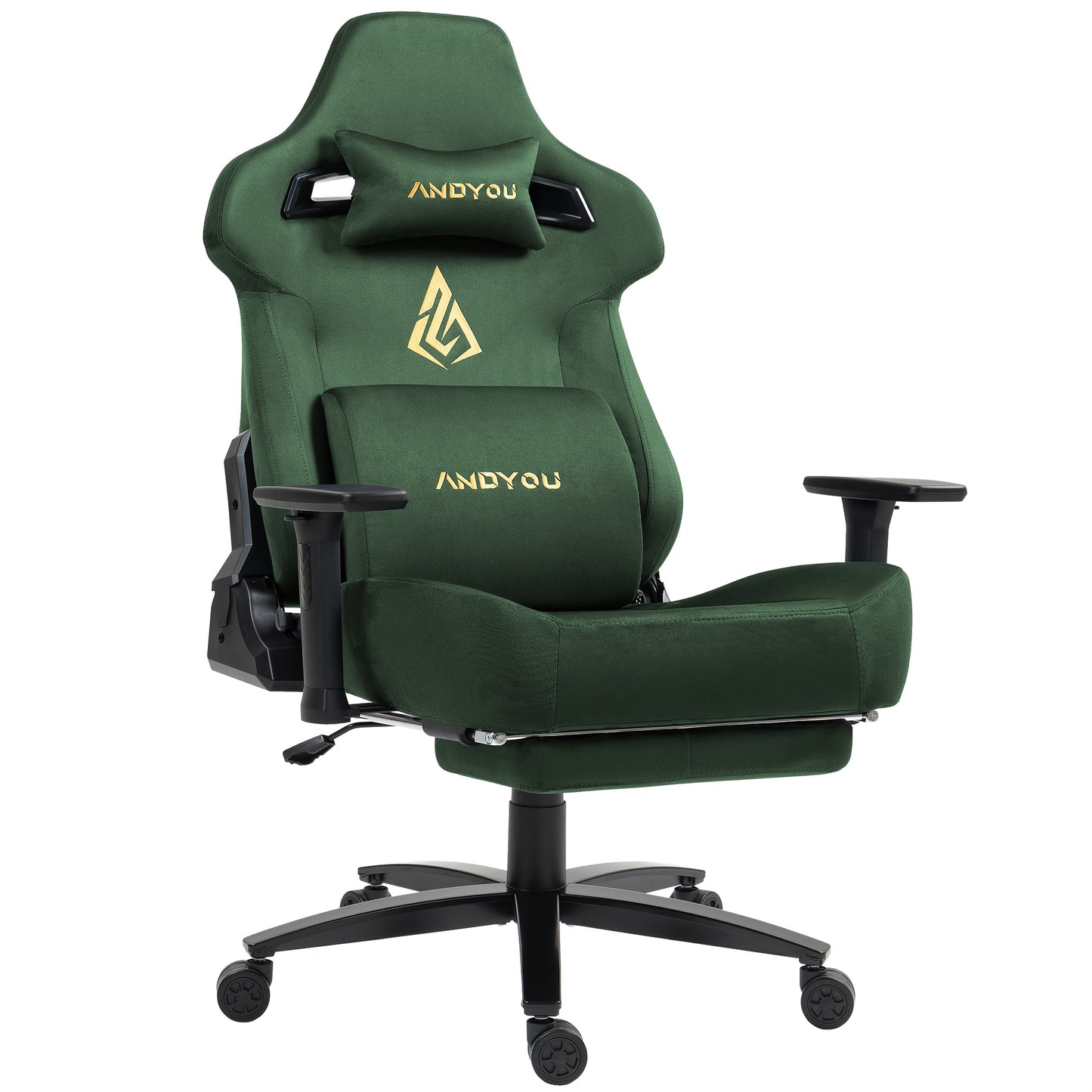 3D Armrests+220kg Load, Andyou Office, Chair Ergonomic PC Chair - Faux, 18° Tilt, 90-155° Recline, Office Chair.