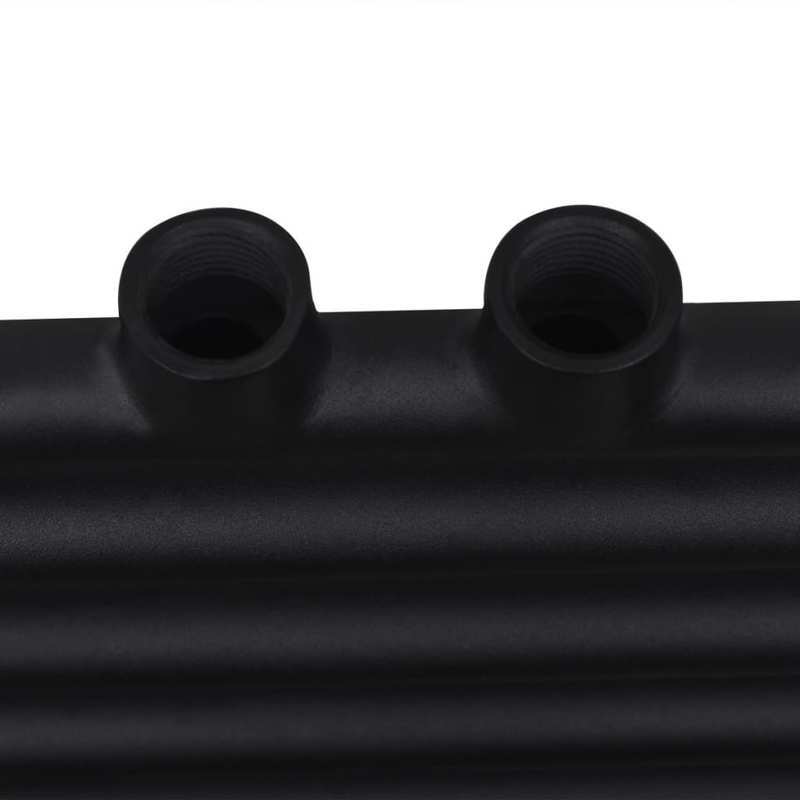 Handdoekradiator – Designradiator – Badkamerradiator – CV Radiator – Handdoekdroger – Mat Zwart – 500x1160 mm – Hoogwaardige Niet-elektrische Kwaliteit