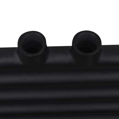 Handdoekradiator – Designradiator – Badkamerradiator – CV Radiator – Handdoekdroger – Mat Zwart – 500x1160 mm – Hoogwaardige Niet-elektrische Kwaliteit