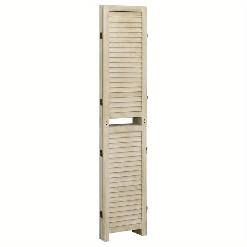 Scheidingswand – Kamerscherm – Room Divider – Vouwdeur – Paneelwand – Paulownia Hout – 140x165 cm – Lichtgewicht & Natuurlijk