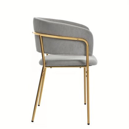 Eetkamerstoelen – Stoelen – Bamboestoelen – Dining Chairs – Bureaustoelen – Set van 4 – Modern Grijs – Zachte Kussens – Duurzaam Bamboe – Comfortabel & Ruimtebesparend