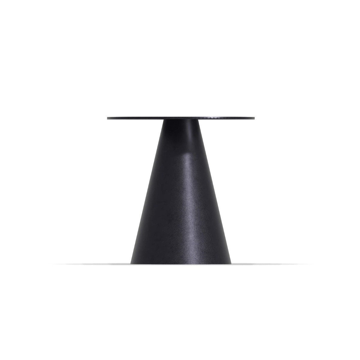Tafelonderstel – Tafelvoet – Tafelpoot – Tafelonderdeel – Tafelframe – Metaal en Hout – Diameter 60 cm zwart conisch
