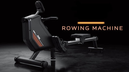 Roeitrainer – Roeimachine – Roeiapparaat – Fitnessapparaat – Roeimachine Magnetisch – 16 Weerstandsniveaus – Maximale Belastbaarheid 150 kg – Inklapbaar Compact Met Digitaal Display